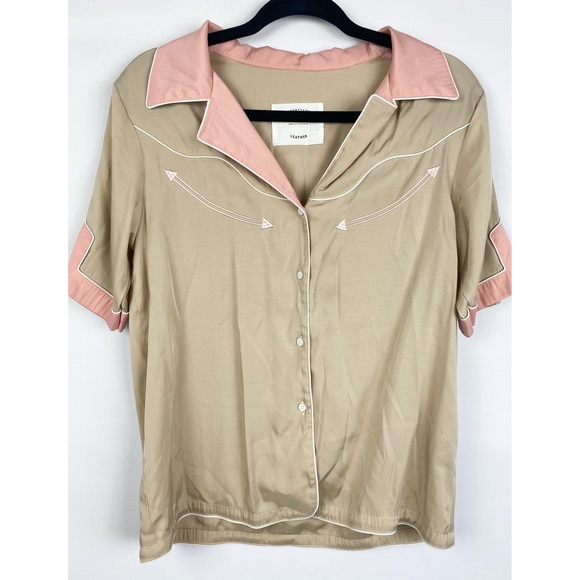 Understated Leather Keep On Keepin On Sleepwear Set, Tan - Size M - Picture 5 of 16